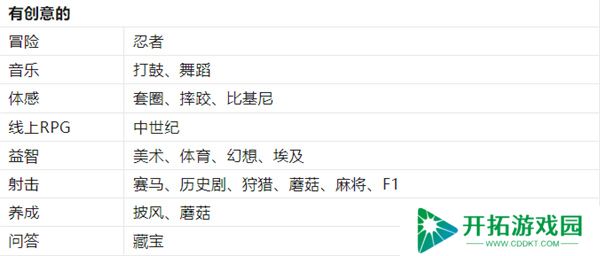 游戏发展国