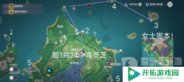万叶突破材料海灵芝在哪 海灵芝采集路线