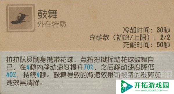 第五人格拉拉队员技能介绍 第五人格拉拉队员技能效果