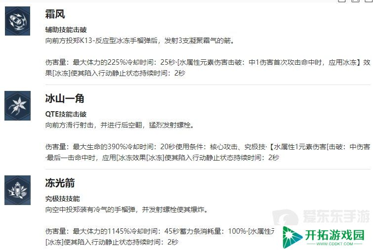 我独自升级起立南采英角色什么技能 我独自升级起立南采英介绍