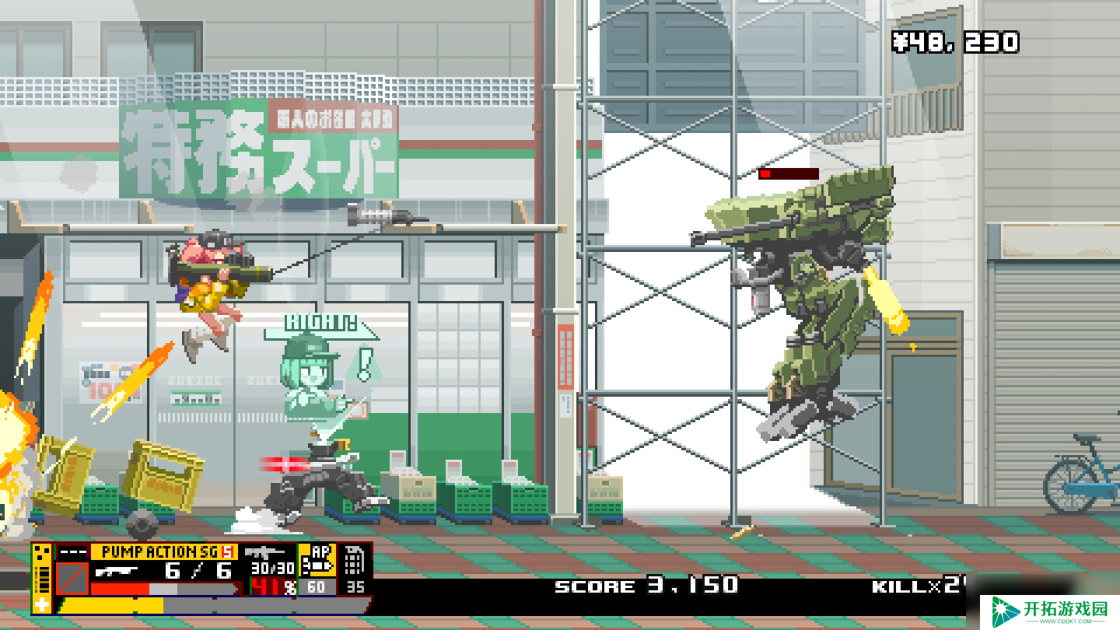 像素风动作射击游戏《Nitro Express》Steam页面上线 明年发售