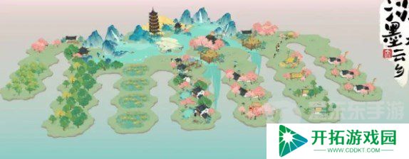 淡墨水云乡建筑怎么布局 淡墨水云乡建筑布局攻略