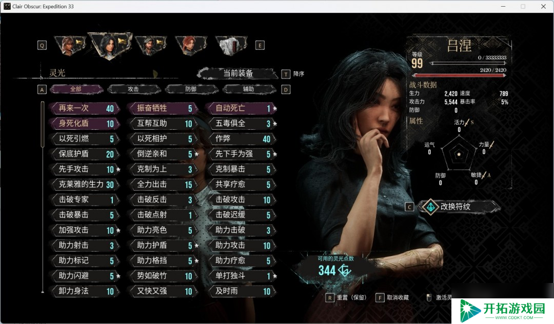 《光与影：33号远征队》角色性能评价分享