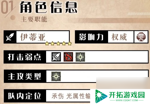 《歧路旅人：大陆的霸者》伊蒂亚技能介绍