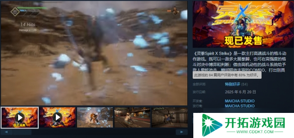 劲! 霸! 爽! 国产ACT独立游戏《灵拳》Steam特别好评