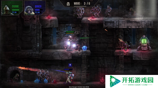 合作平台防御游戏《Xeno Rangers》于7月16日在Steam平台正式发布