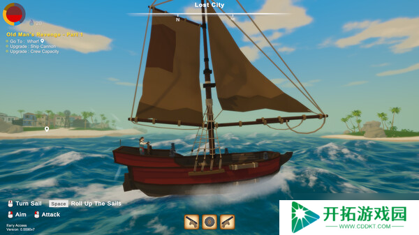 《骨头船长: 海盗之旅》7月29日发售 成为船长冒险登陆Steam