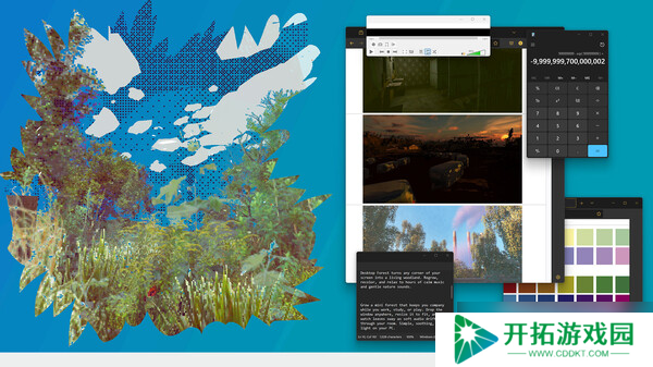 桌面游戏《Desktop Forest》在Steam商店正式上架