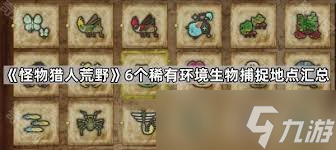 怪物猎人荒野怎么捕捉全环境生物